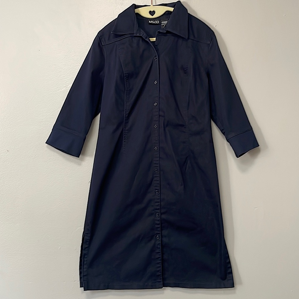 New York & Co. Dark blue Jean dress size 6
